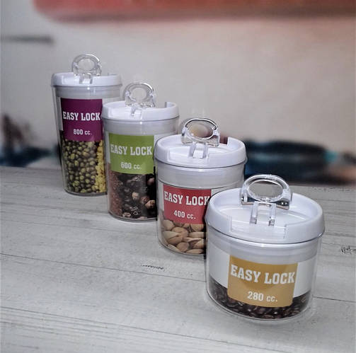 Набор емкостей для сыпучих продуктов 4шт Frico FRU-830 Набор ...