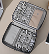 УЦІНКА! Органайзер для провідків двоярусний "LARGE" Розмір 23,5х16,5х9 см. Чорний, фото 8