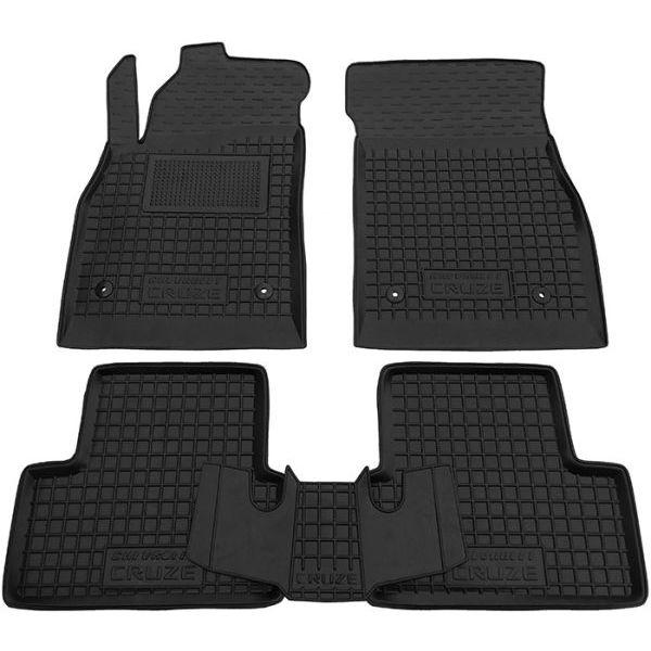 Резінові килимки в салон Chevrole Cruze 2009-, фото 1