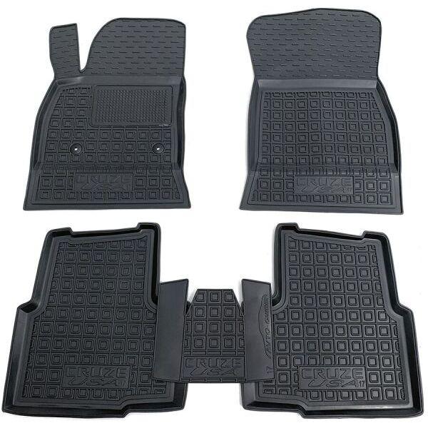 Гумові килимки в салон Chevrolet Cruze 2017- USA, фото 1