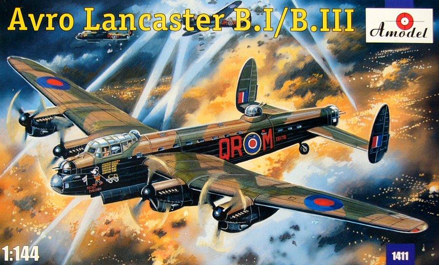 Пластикова модель 1/144 A-model 1411 Англійський бомбардувальник Avro Lancaster B.I/B.III, фото 1