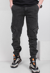 Чорні чоловічі джинси,розміри 27,28,29,30,31,32,33