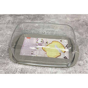 Олійка пластикова Алеана 17,1*9*6,6 см прозорій/какао 167009