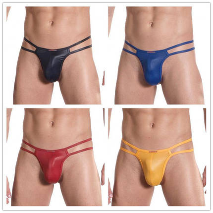 Винілові чоловічі стрінги Ostin, фото 1