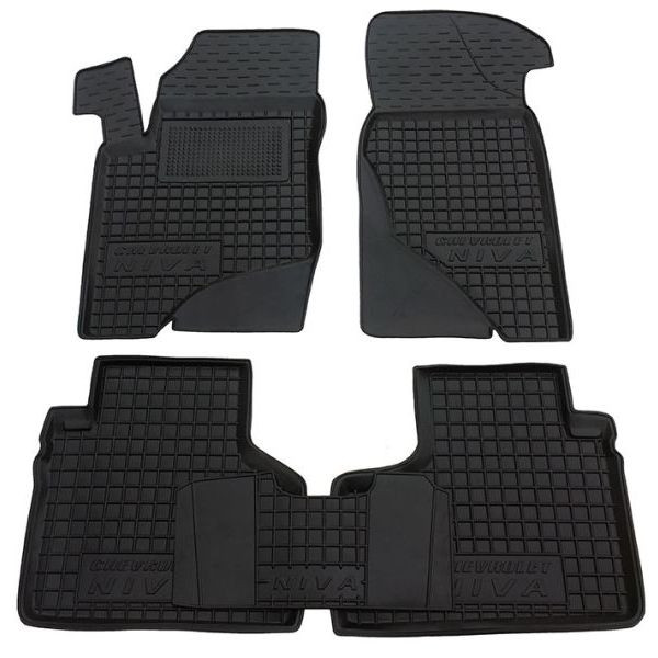 Резінові килимки в салон Chevrole Niva 2002-, фото 1