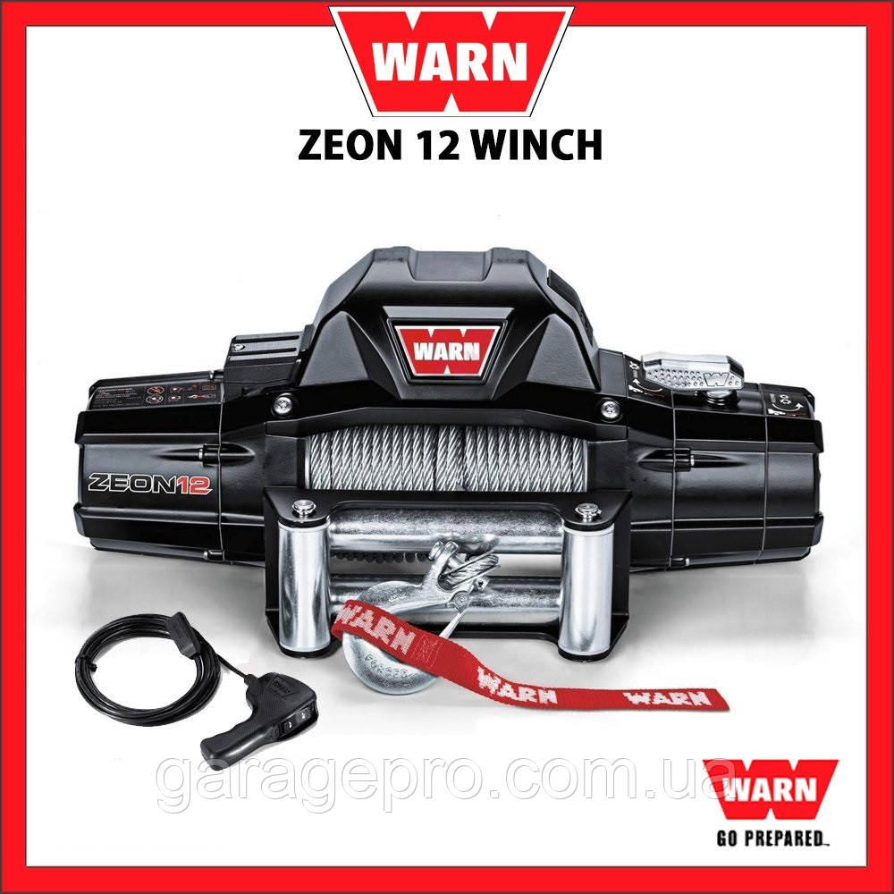 Лебідка для посередника WARN ZEON 12 (12В / 5443 кг)