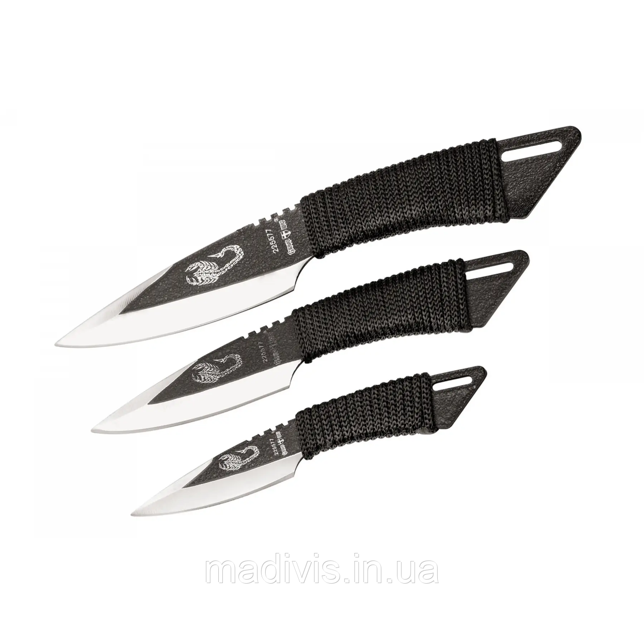 Набір ножів метальних Grand Way 228-577 (3 в 1), фото 1