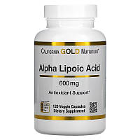 Альфа-липоевая кислота California GOLD Nutrition "Active Lipoic Acid" 600 мг (120 таблеток)