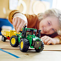 LEGO Technic John Deere 9620R 4WD Tractor 390 деталей (42136), фото 5