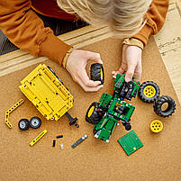 LEGO Technic John Deere 9620R 4WD Tractor 390 деталей (42136), фото 7
