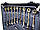 Великий набір інструментів Swiss kraft 408 шт у валізі набір інструментів, ключів та головок з тріскачкою, фото 8