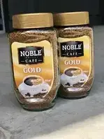 Кофе растворимый гранулированый Noble Cafe GOLD, 200г, Польша, в стеклянной банке сублимированный