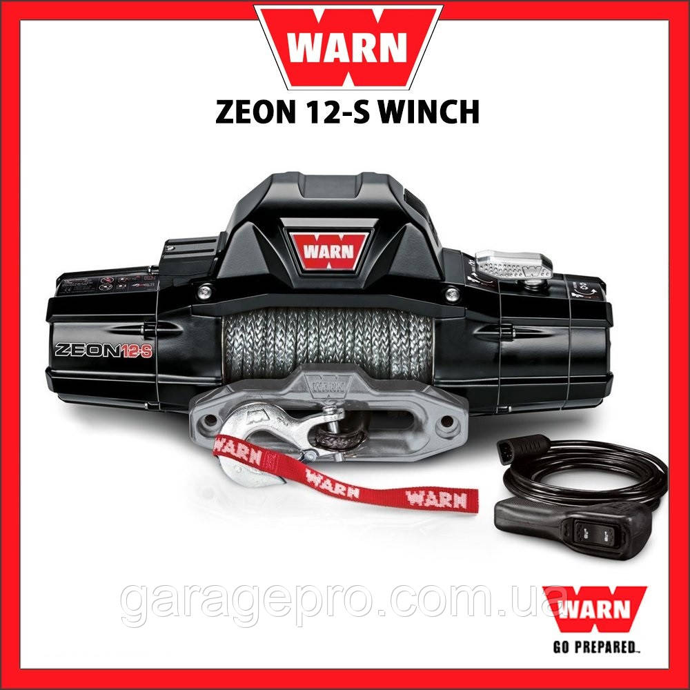 Лебідка для позадорожника WARN ZEON 12-S (синтетичний трос / 5443 кг)