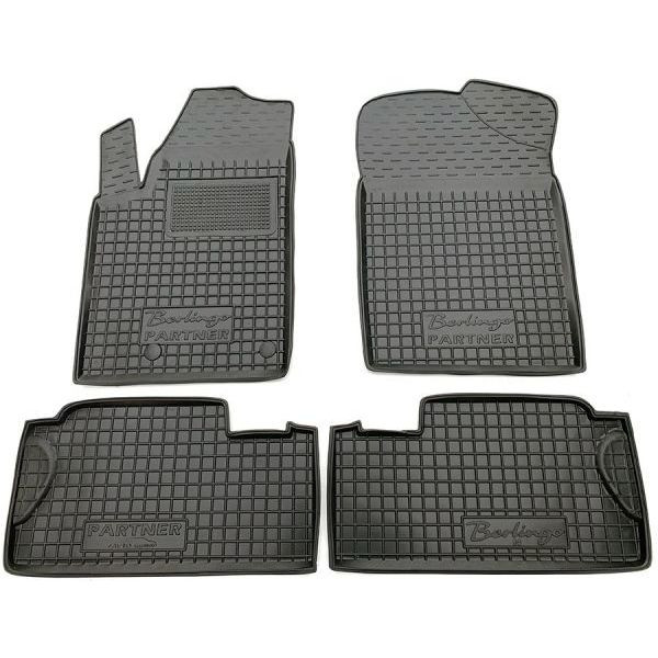 Резинові килимки в салон Citroen Berlingo 98-, фото 1