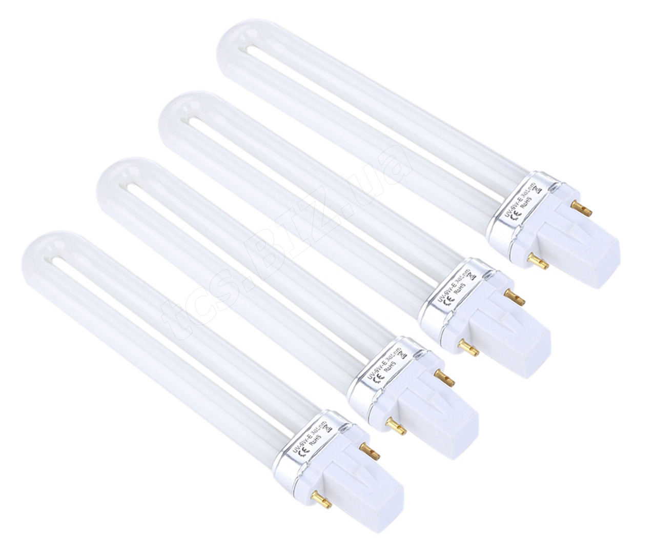 UV-9W E 365nm УФ-лампочка (4 шт.)