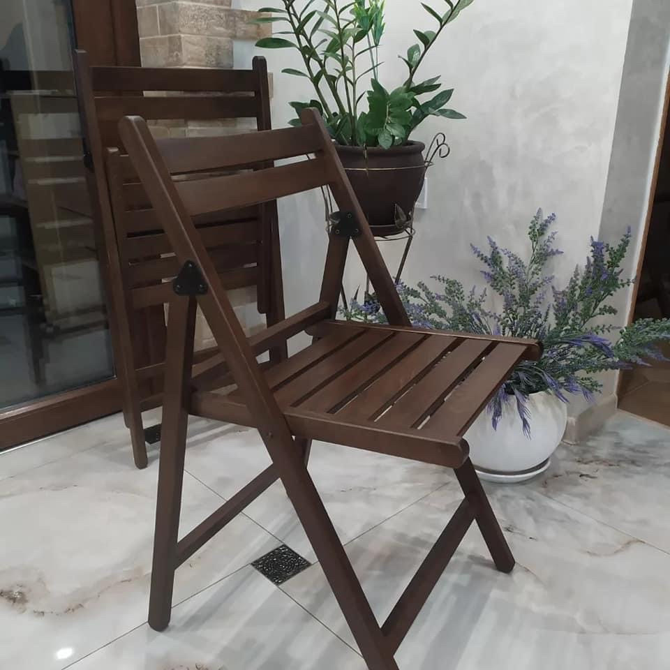 Стілець складний «шоколадний"