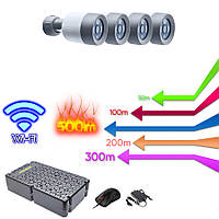 WIFI kit-44m-500 4МП Комплект відеоспостереження Intervision