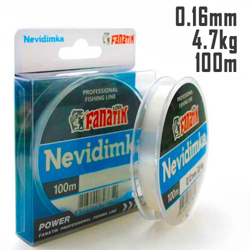 Ліска Fanatik Nevidima 100 м діаметр 0,16 мм, 4.7 кг