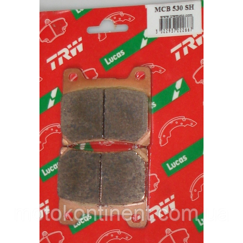 Мотоколодки TRW MCB530SH аналог FDB337 YAMAHA FJ, FZ, FZR FZX, RD, YMX, XJ, XZF