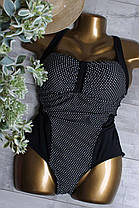 Купальник слитный Z.Five 66075-1 Марьяна черный (В НАЛИЧИИ ТОЛЬКО 48 50 52 54 56 УКР р-ры), фото 5