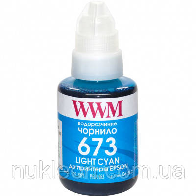 Популярний! Чорнило WWM Epson L800 140г Light Cyan (E673LC) - Краща якість тільки на Nukleon.com.ua
