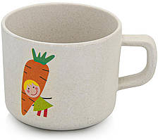 Кружка дитячого Fissman "Морковка" 225мл з бамбука