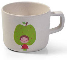 Кружка дитячої Fissman "Яблуко" 225мл з бамбука