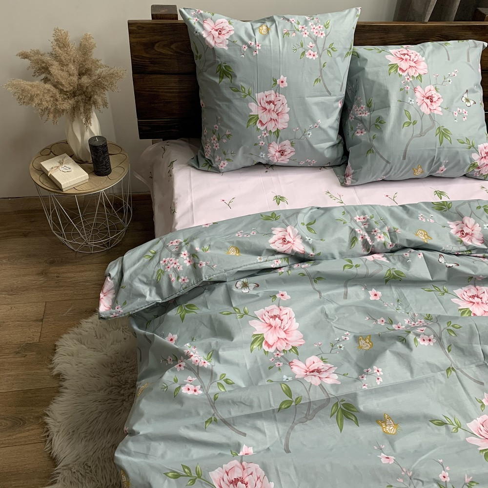 Постільна білизна бязь євро розміру -  Магнолія