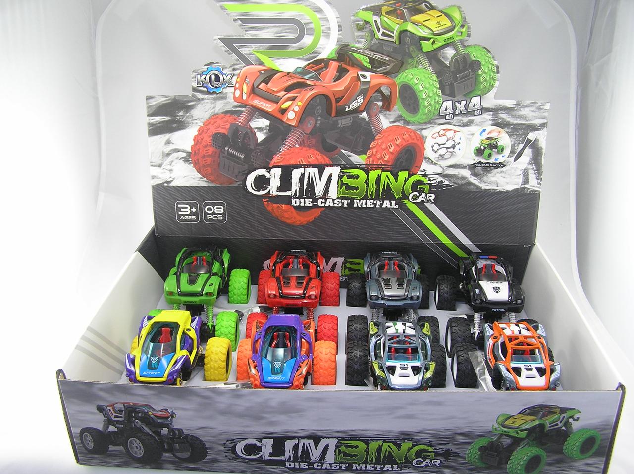 Дитяча машинка-конструктор інерційна Монстр-трак KLX (упаковка 8 штук), фото 1