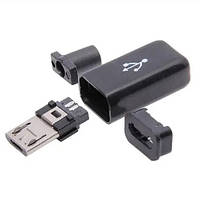 Micro USB тато Роз'єм розбірний MicroUSB 5-ти контактний 5шт.