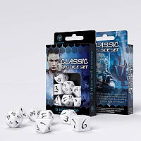 Набір Дайсів Classic RPG Dice Set White & Black