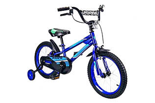 Дитячий велосипед двоколісний синій Like2bike Rider 16 дюймів 211607