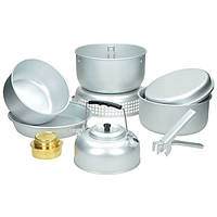 Набір туристичного посуду з пальником Mil-Tec Cook Set (14700500)