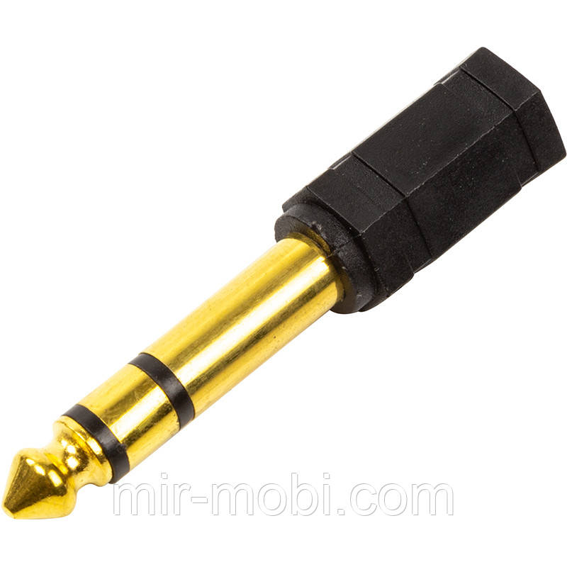 Аудіо адаптер PowerPlant 6.35 мм (M) - 3.5 мм (F)