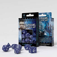 Набір Дайсів Classic RPG Dice Set Cobalt & White