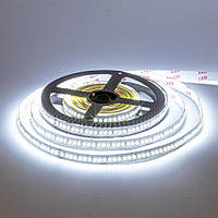 Світлодіодна стрічка 12V, 3014, 204 led/m, 18W, IP20, 6500K - білий холодний, Standart. Гарантія - 12 місяців