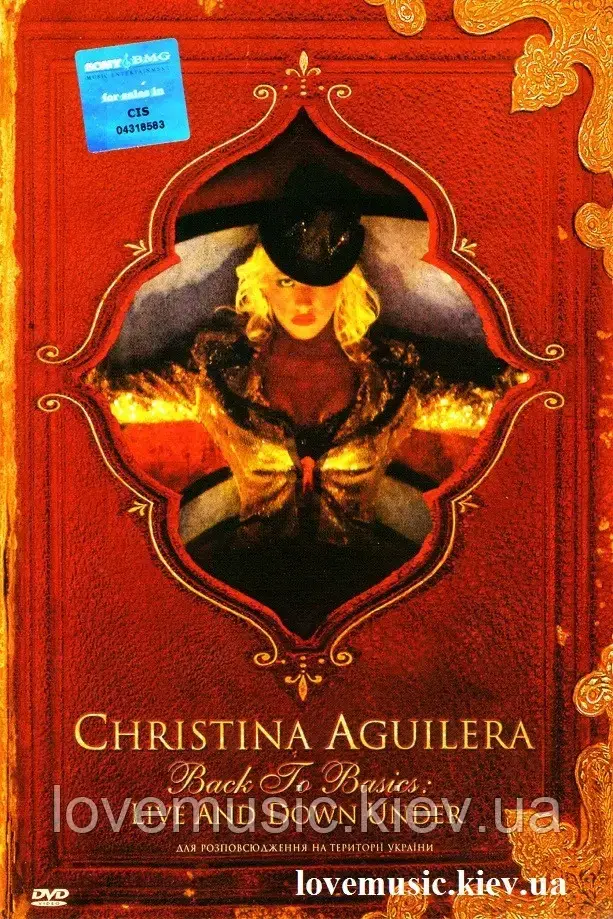 Відео диск CHRISTINA AGUILERA Back To Basics Live And Down Under (2008) (dvd video)