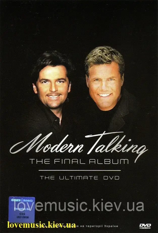 Відео диск MODERN TALKING Final album (2003) (dvd video)