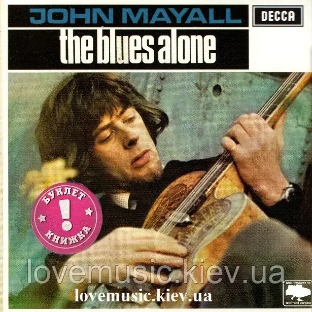 Музичний сд диск JOHN MAYALL The blues alone (2006) (audio cd), фото 1