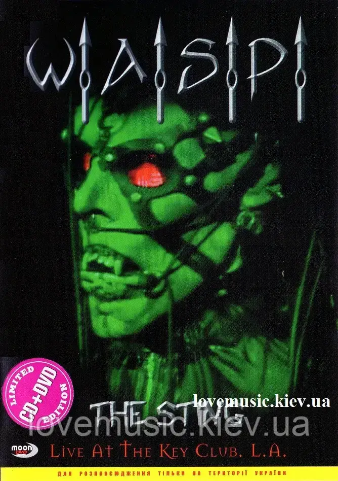 Відео диск W.A.S.P. The sting Live at the club L. A. (2001) (dvd video)