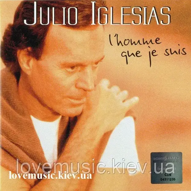 Музичний сд диск JULIO IGLESIAS L'Homme que je suis (2005) (audio cd), фото 1