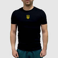 Мужская футболка. Качественная мужская футболка с патриотическим принтом. Футболка с гербом Украины. Тризуб