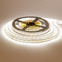 Світлодіодна стрічка 12V, 3014, 204led/m, 12W, IP20, 3000K - білий тепла, Standart. Гарантія - 12 місяців