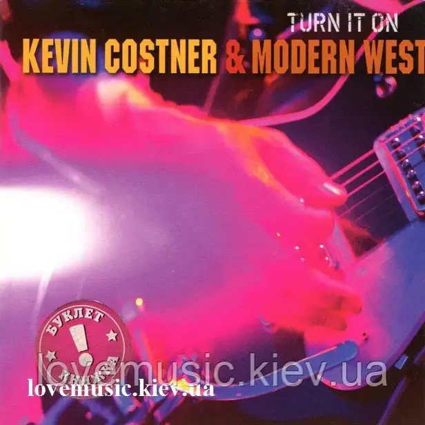 Музичний сд диск KEVIN COSTNER & MODERN WEST Turn it on (2010) (audio cd)