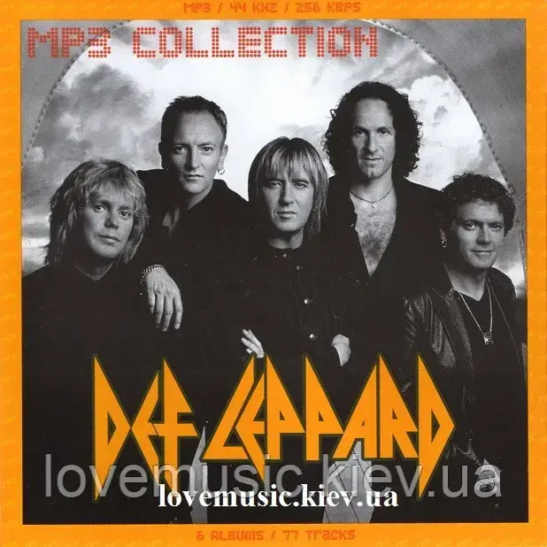 Музичний сд диск DEF LEPPARD MP3 Collection (2008) mp3 сд, фото 1