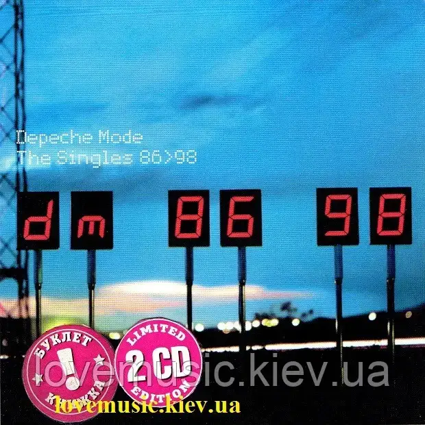 Музичний сд диск DEPECHE MODE The singles 86–98 (1998) (audio cd)