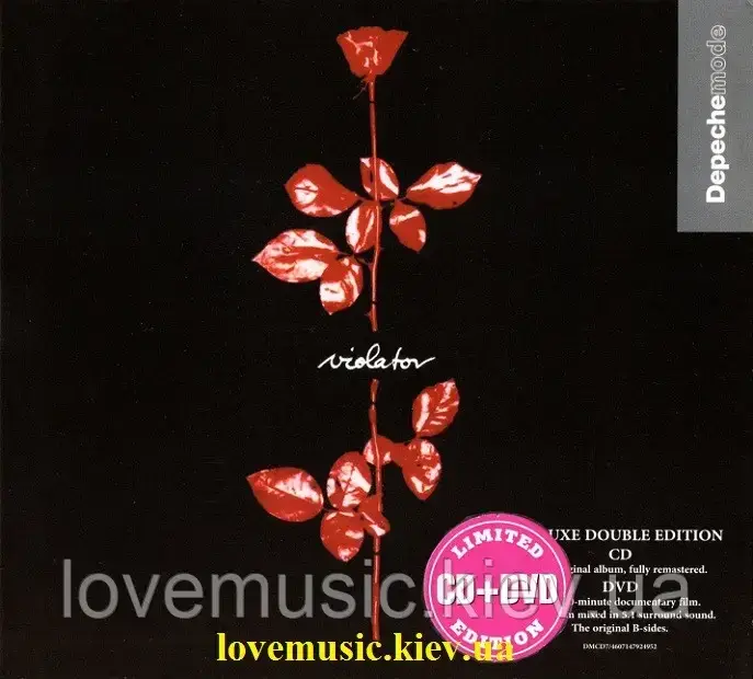 Музичний сд диск DEPECHE MODE Violator (1990) Deluxe (audio cd)