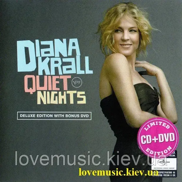 Музичний сд диск DIANA KRALL Queit nights (2009) (audio cd)