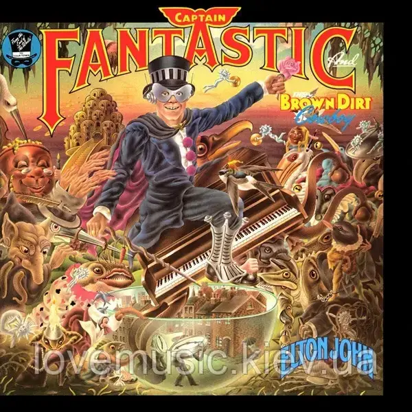 Музичний сд диск ELTON JOHN Captain fantastic (1975) (audio cd), фото 1