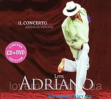 Музичний сд диск ADRIANO CELENTANO Arena Di Verona (2012) (audio cd)